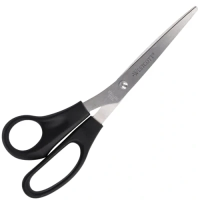 Afbeelding van Kantoorschaar Westcott 210mm met kunststof grip linkshandig rvs