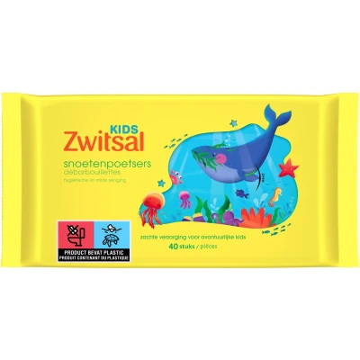 Afbeelding van Zwitsal Kids Frozen Snoetenpoetsers 4 x 40 monddoekjes