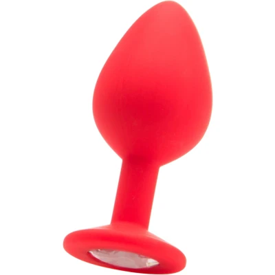 Afbeelding van Large Diamond Butt Plug Red
