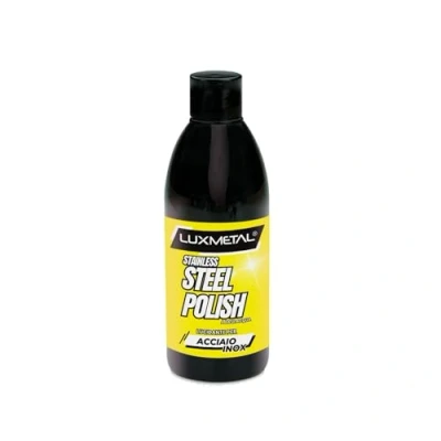 Afbeelding van Lux Metal Stainless Steel Polish voor roestvrij staal, 250 g, schuurpasta, perfect gepolijste roestvrijstalen oppervlakken, reinigt de verhoudingen weer zonder krassen