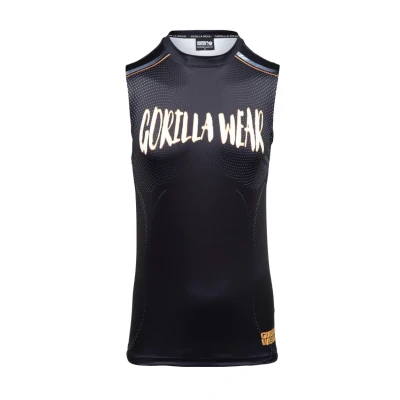 Afbeelding van Gorilla Wear Clayton Tank Top Zwart/Goud 2XL