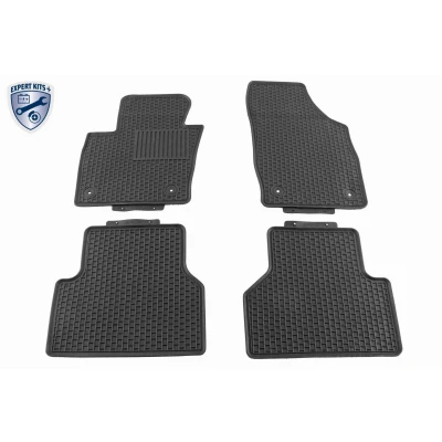 Afbeelding van VAICO V10 6841 Vloermatset Rubber voor en achter 4 Zwart Op maat gemaakt AUDI: Q3