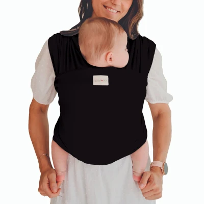Afbeelding van Babylonia draagdoek Tricot Slen Zwart