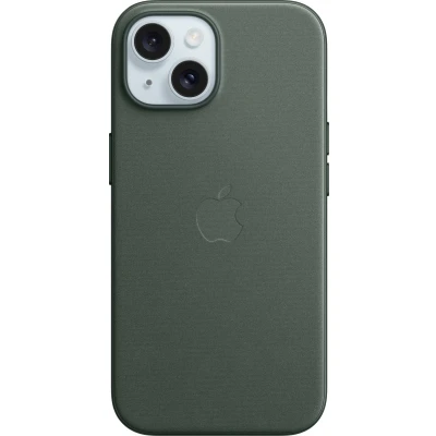 Afbeelding van Apple MagSafe Textiel Back Cover Groen iPhone 15