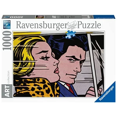 Afbeelding van Ravensburger puzzel voor volwassenen 1000 p kunstcollectie In the Car/Roy Lichtenstein 17179