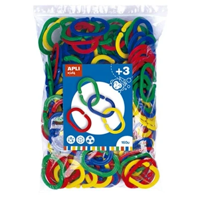 Image de APLI kids Jumbo links bleu, jaune, rouge, vert