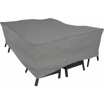Afbeelding van Zitgroephoes rechthoek Cantonic 195x160x100 cm grijs Eurotrail
