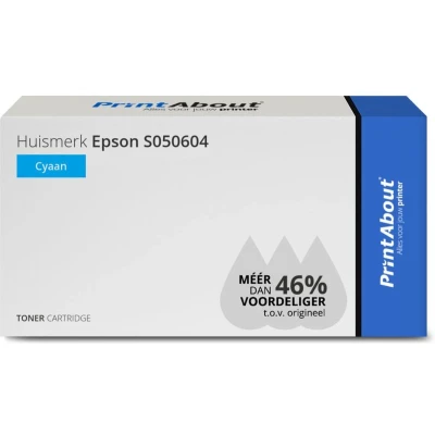 Afbeelding van Huismerk Epson S050604 Toner Cyaan