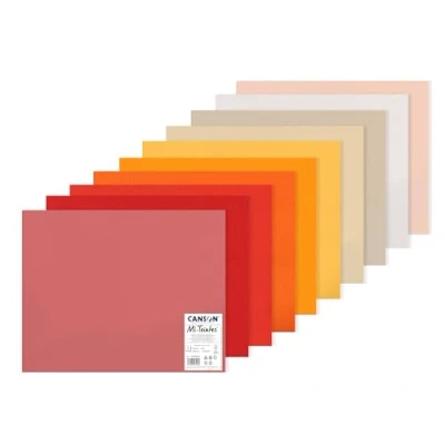 Image de CANSON Papier dessin Mi Teintes, 500 x 650 mm, assorti