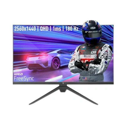 Afbeelding van YEYIAN Avance 2K 27 inch QHD Gaming Flat Monitor, 2560 x1440, IPS paneel, View 178, 3000:1, 180Hz, 16:9, 16,7 miljoen kleuren, 1ms respons, VESA, DisplayPort/HDMI
