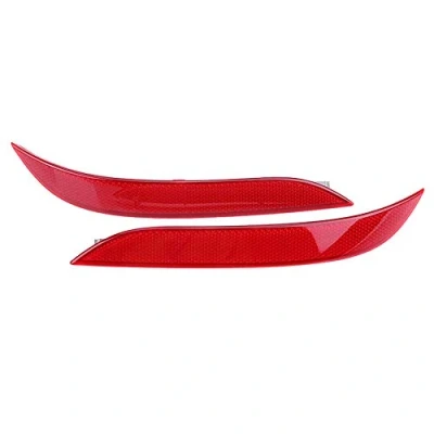 Afbeelding van Nikou Bumper Reflector 2 stuks Links Rechts achter voor B M VV 5 Serie E60 2003 2007