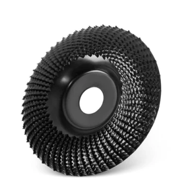 Afbeelding van slijpschijf voor haakse slijper (diameter 125 mm x 22 mm), houtsnijschijf, gieten, zwart