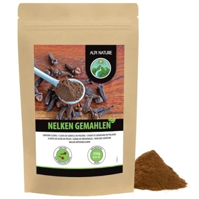 Image de Alpi Nature Clou de Girofle en Poudre 250g, Clous Moulus, Épice Cuisine