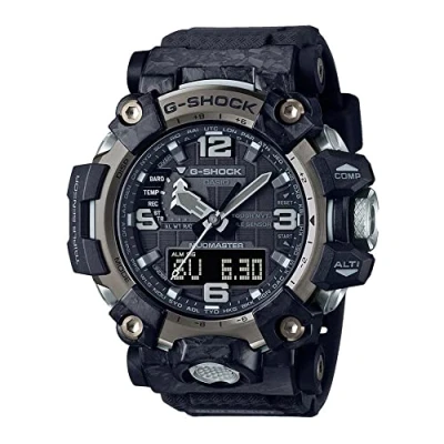 Afbeelding van CASIO Analoog en digitaal GWG 2000 1A1ER, grijs, armband, grijs., Armband