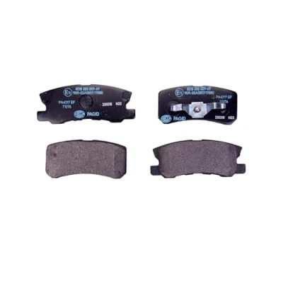 Afbeelding van HELLA 8DB 355 009 691 Remblokkenset Met akoestische slijtagewaarschuwing toebehoren MITSUBISHI: ASX Off Road, Outlander 3, 2 SUV