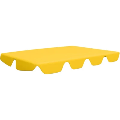Afbeelding van Vervangingsluifel voor schommelbank 150/130x70/105 cm geel