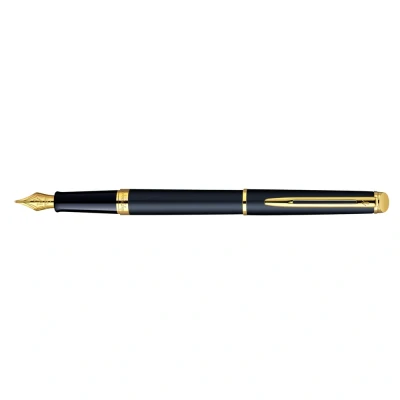 Afbeelding van Waterman Hémisphère Matt Black GT Vulpen Schrijfwijze: Fijn Kleur: Zwart De Vulpenwereld