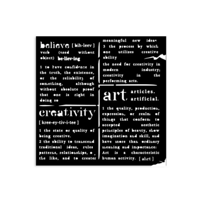 Afbeelding van Stamperia Dikke wimpers voor plakboeken, albums, kaarten, bullet journaling en meer, flexibel materiaal, gemakkelijk te reinigen, perfect handwerk geschenken (Favourites Refresh, Dictionary)