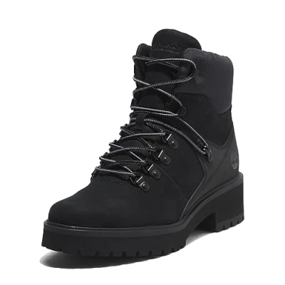 Afbeelding van Timberland MID LACE UP BOOT JET BLACK Dames Veterschoenen Maat 39