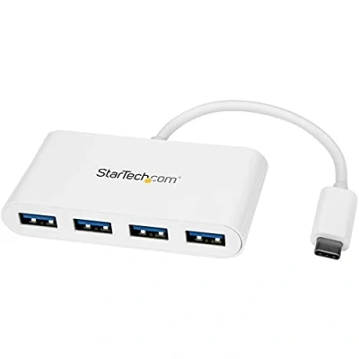 Afbeelding van USB Hub Startech HB30C4ABW White