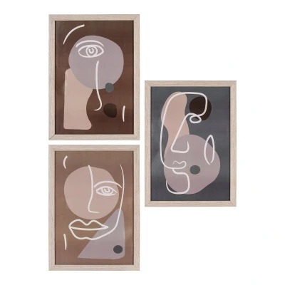 Afbeelding van Madison Frame set set, natural, of 3