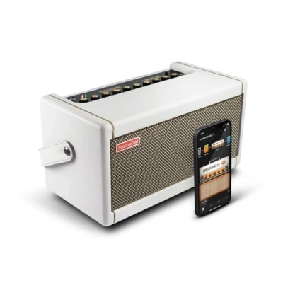 Afbeelding van Positive Grid Spark Combo 40 W trainingsgitaarversterker voor elektrische bas en akoestische gitaar met Mobile app (parelwit)
