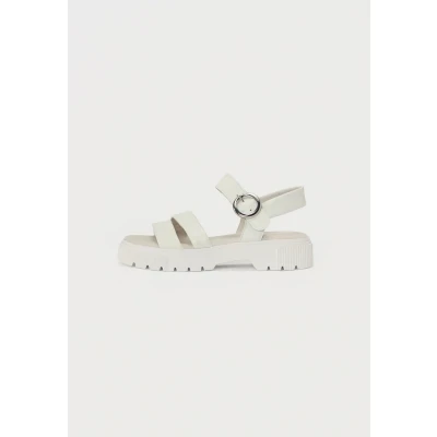 Afbeelding van Gabor Sandalen met enkelbandjes, Dames, Maat: 37.5, Weiss Leer