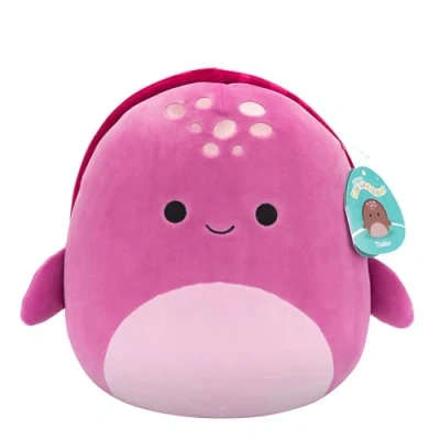 Afbeelding van Squishmallows Tudor Maroon Leatherback Turtle 30cm pluche