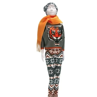Afbeelding van Making Couture Outfit kit Kathy Tiger Dress YourDoll PN 0164653
