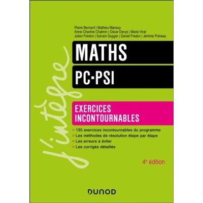 Image de Maths Exercices incontournables PC PSI
