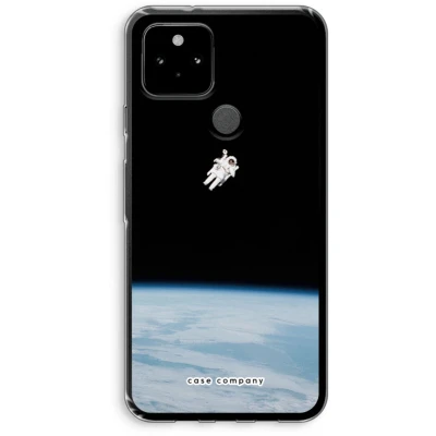 Afbeelding van Case Company® hoesje geschikt voor Google Pixel 5 Alone in Space Soft Cover Telefoonhoesje Bescherming aan alle Kanten en Schermrand