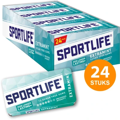 Afbeelding van Sportlife Extramint 24x18g