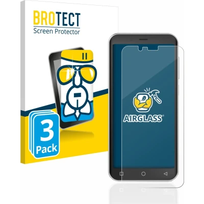 Afbeelding van BROTECT Screenprotector voor Emporia Smart 4 Folie Beschermfolie Beschermglas transparant (3 Stuks)
