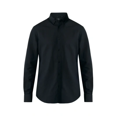 Afbeelding van Mexx Caleb Basic Linen Shirt Black Heren Maat L