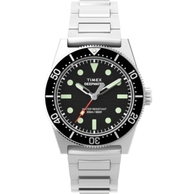 Afbeelding van Timex Deep Water Reef TW2W95200 Horloge Staal Zilverkleurig Ø 41 mm
