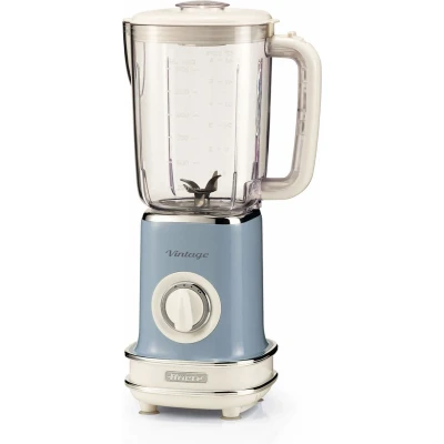 Afbeelding van Ariete 0568/15 Vintage blender 500W 1,5L inhoud 2 snelheden met pulse Blauw