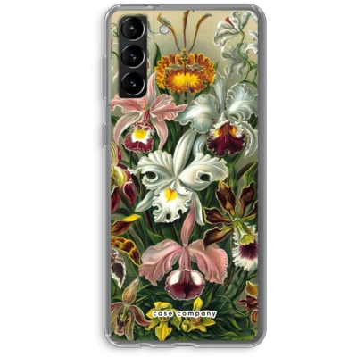 Afbeelding van Case Company® hoesje geschikt voor Samsung Galaxy S21 Plus Haeckel Orchidae Soft Cover Telefoonhoesje Bescherming aan alle Kanten en Schermrand