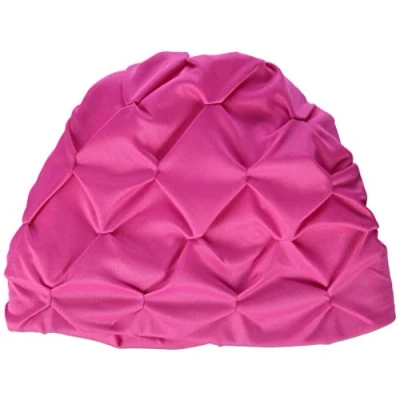 Afbeelding van Beco Badmuts Geplooid Dames Stof Roze