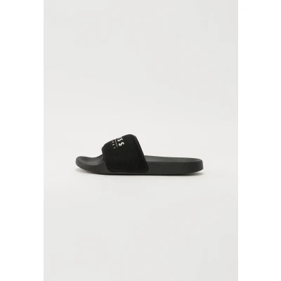 Afbeelding van Guess Tokyo Badslippers, Heren, Maat: 45, Black Textiel