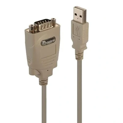 Afbeelding van LINDY USB 1.1, Serieel Converter [1x 1.1 stekker A 1x 9 polig] Adapter 1 m