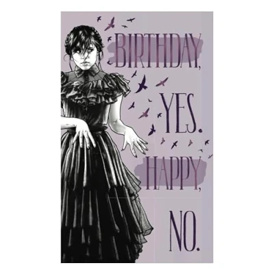 Afbeelding van WEDNESDAY Carte d&#039;anniversaire Addams Family