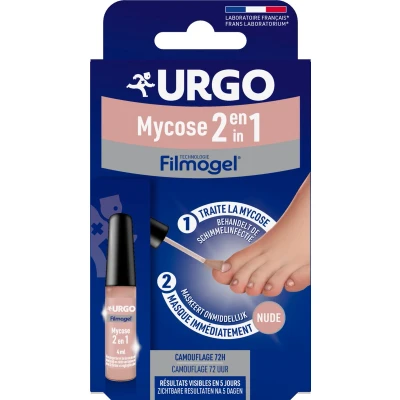 Afbeelding van URGO Filmogel® Mycosis 2 in 1 4ml Verbergt en Behandelt Schimmelnagels Inclusief Vijlen