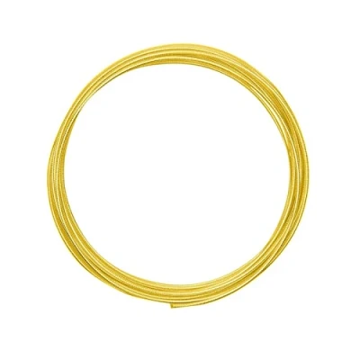 Afbeelding van Vaessen Creative Aluminium draad, reliëf, rond, 2 mm, 5 m, zonnegeel
