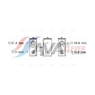 Afbeelding van Ava Cooling Airco expansieklep PE1376