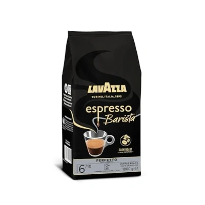 Image de Lavazza Café en Grain Espresso Barista Perfetto, 100% Arabica, Torréfaction Moyenne, Paquet de 1 kg