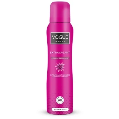 Afbeelding van 3x Vogue Extravagant Parfum Deodorant 150 ml