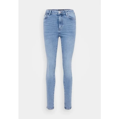 Afbeelding van Pieces Pcdana Jeans Skinny Fit, Dames, Maat: XSx32, Light blue denim