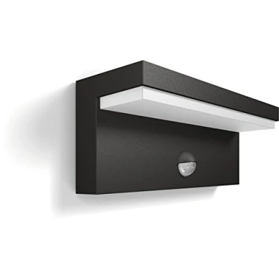 Afbeelding van Signify Philips myGarden 1648493P3 buitenwandlamp antraciet synthetisch aluminium IP44 tuin patio I