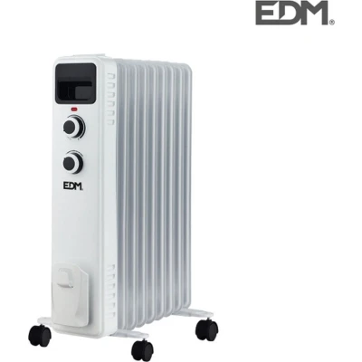 Afbeelding van Kachel 2000 W Olieradiator 9 Fins Wit Verwarming