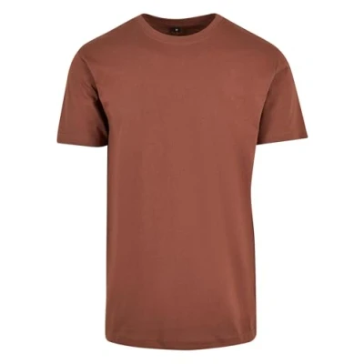 Afbeelding van Herenshirt &#039;Round Neck&#039; met korte mouwen Sand M